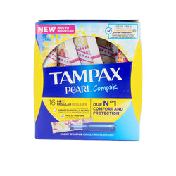 TAMPAX PEARL COMPAK tampon regular 16 u