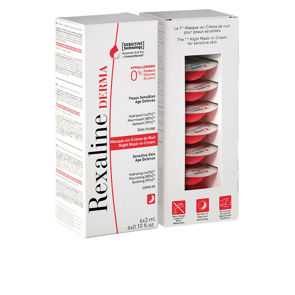 DERMA night mask-in-cream 6 x 3 ml