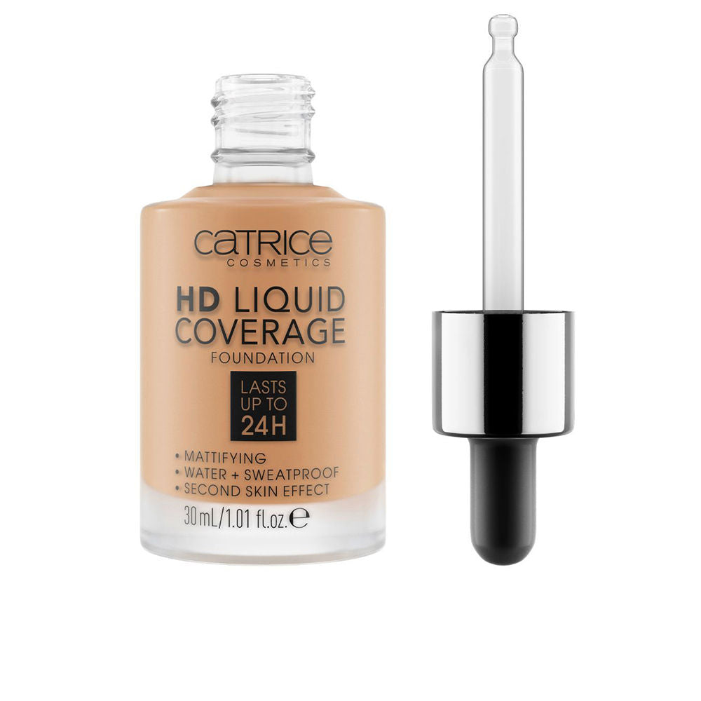HD LIQUID COVERAGE FOUNDATION lasts up to 24h
