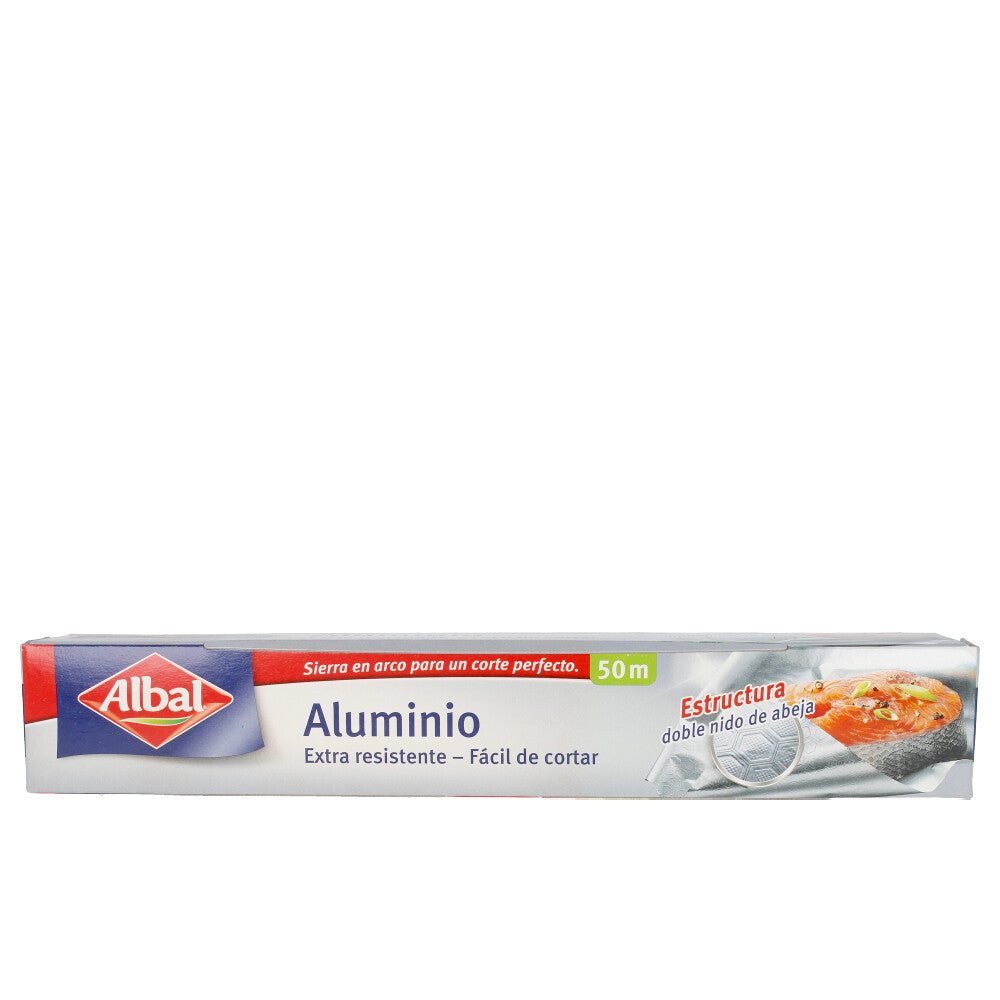 PAPEL DE ALUMINIO extra resistente fácil de cortar 50 metros