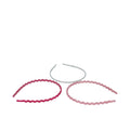 Thin glitter headbands, set of 3 pieces