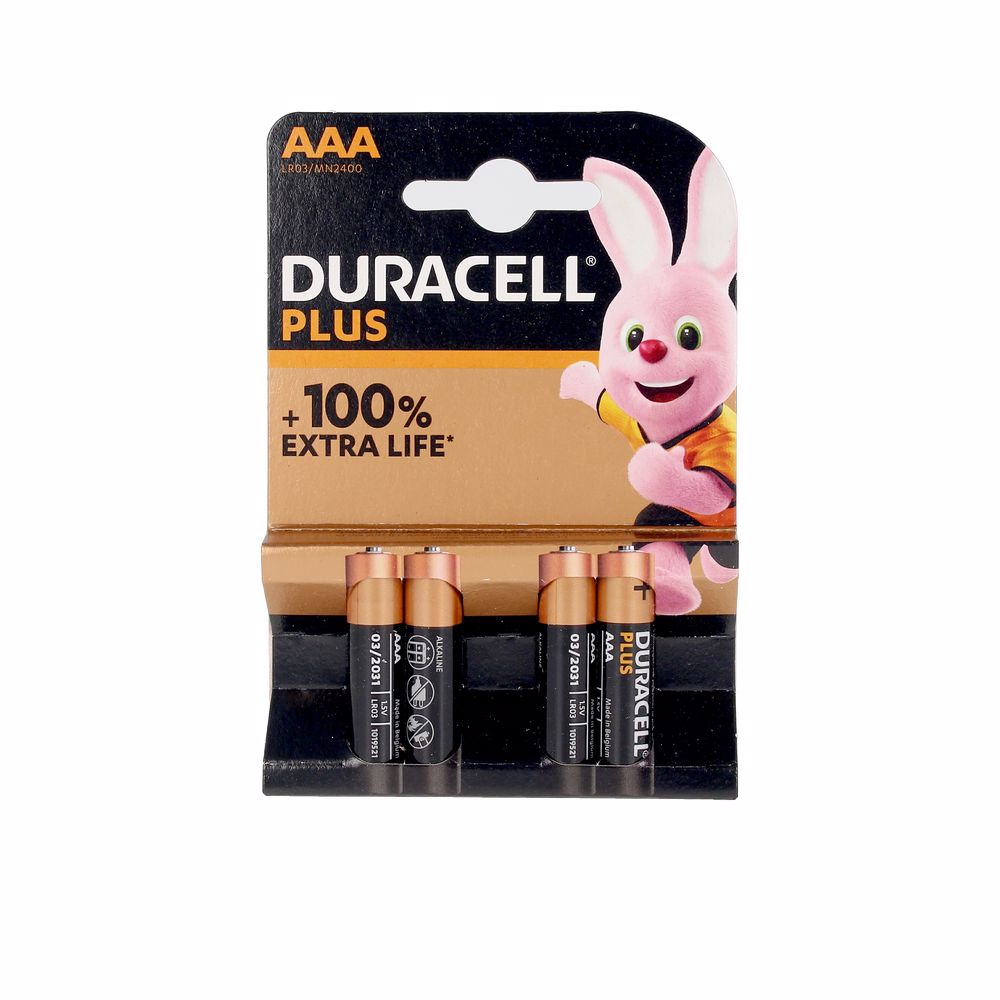 DURACELL PLUS POWER LR03 batteries pack x 4 u