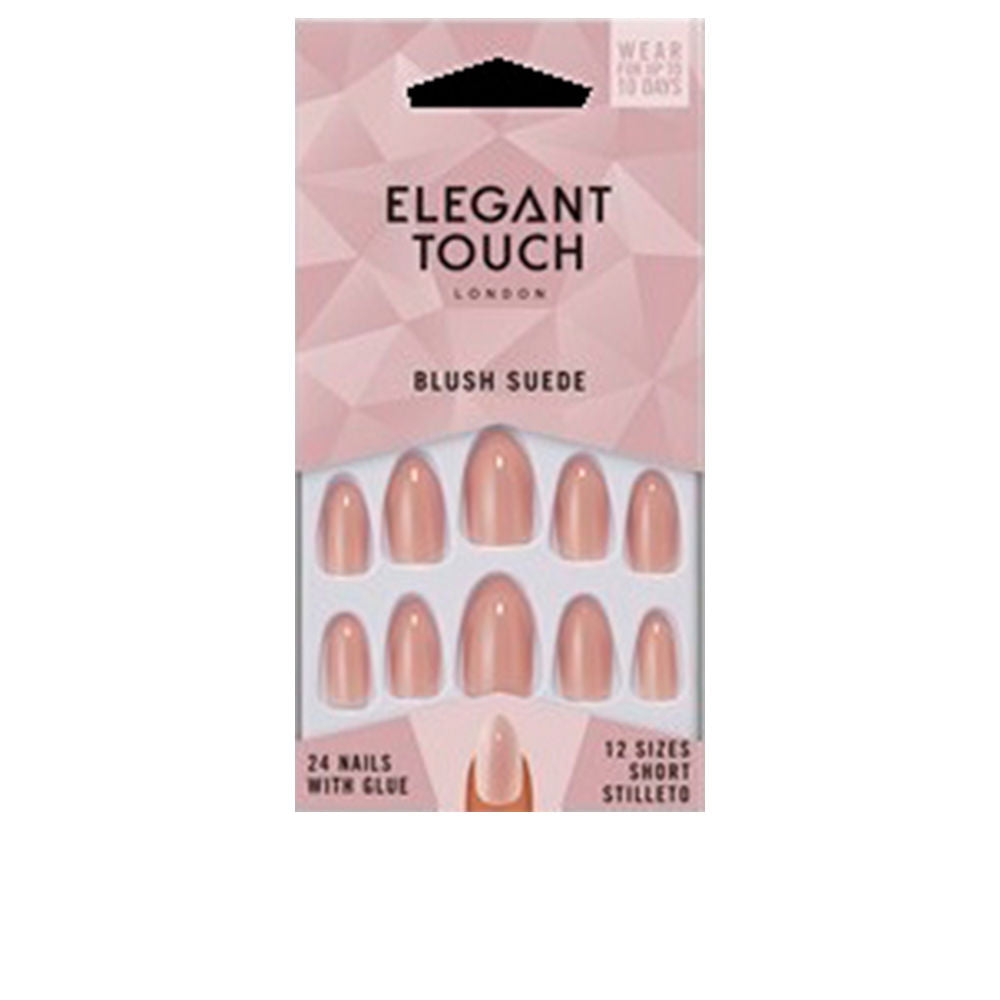 Uñas CORE COLOR con pegamento stiletto corto