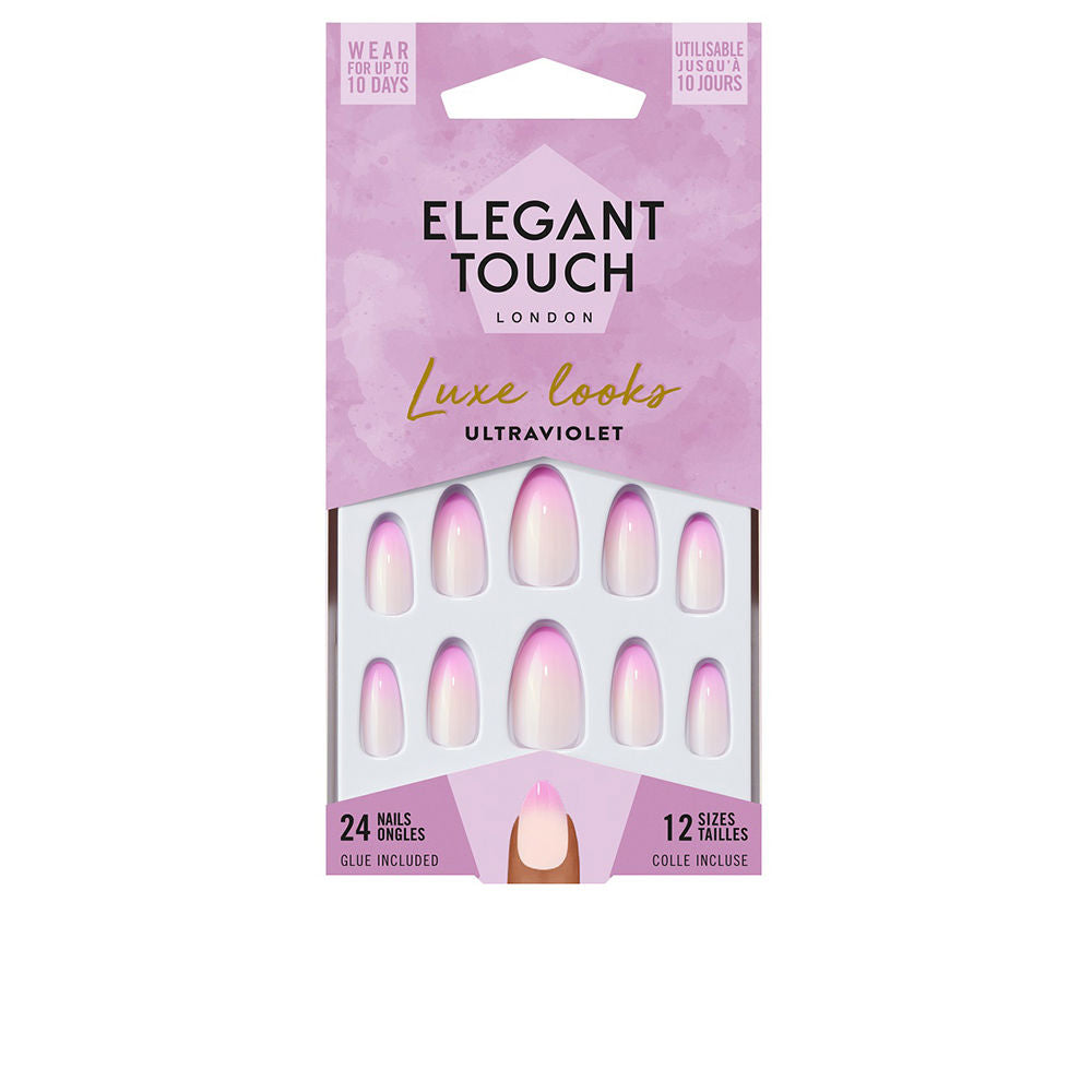 LUXE LOOKS uñas con pegamento stiletto corto edición limitada