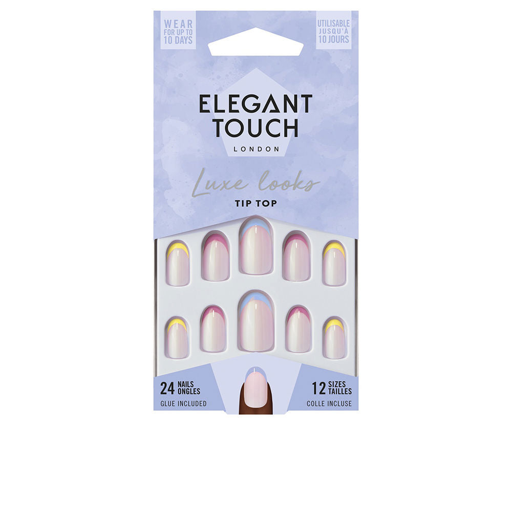 LUXE LOOKS nails with glue oval limited ed