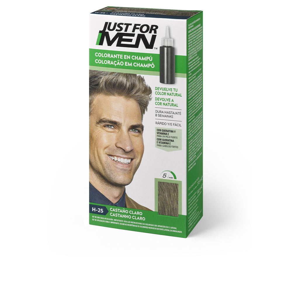 JUST FOR MEN COLORANT in shampoo