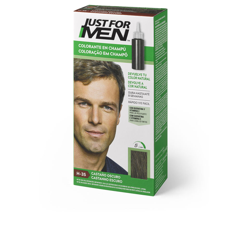 JUST FOR MEN COLORANT in shampoo