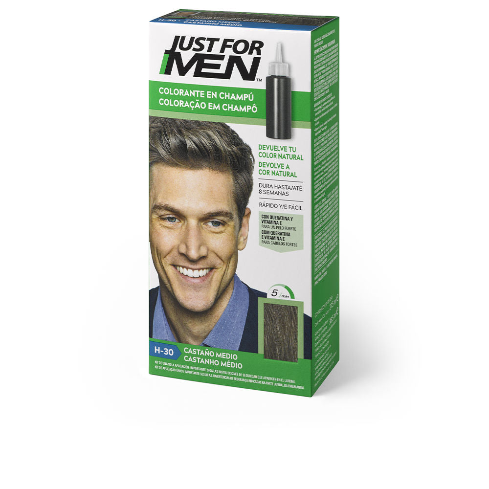 JUST FOR MEN COLORANTE en champú