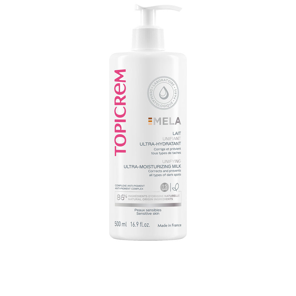 Leche corporal unificadora ultrahidratante MELA SPF15+ 500 ml