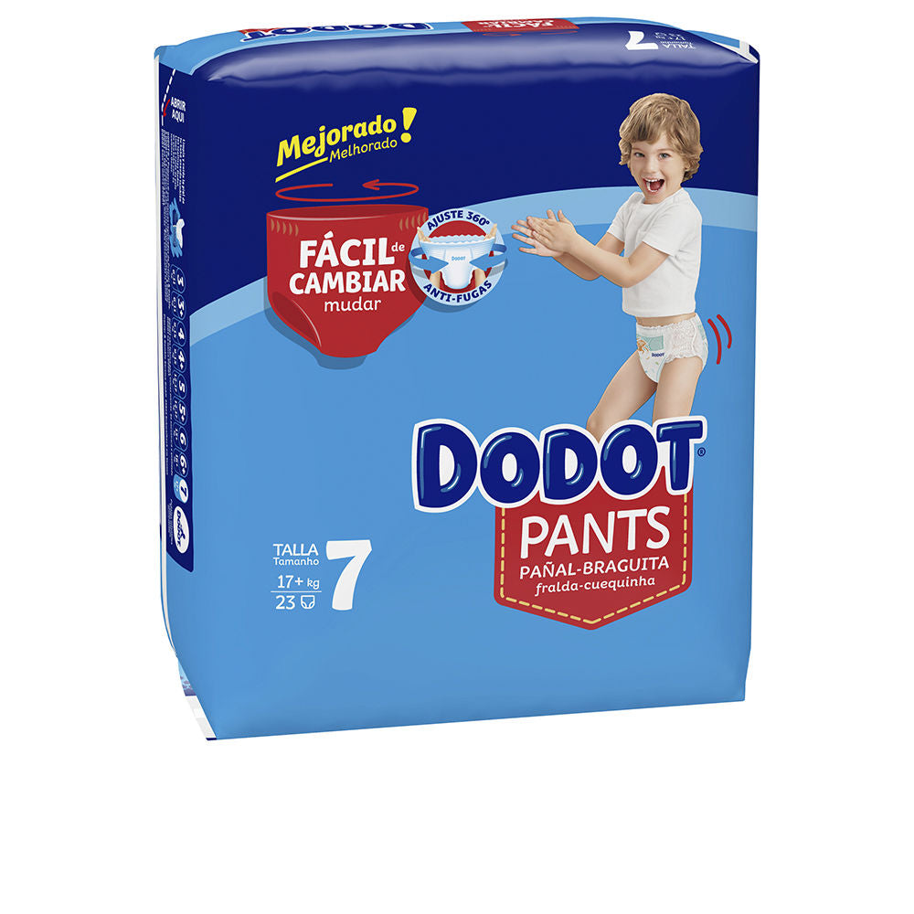 DODOT PANTS pañal-braguita talla 7 +17 kg 23 u