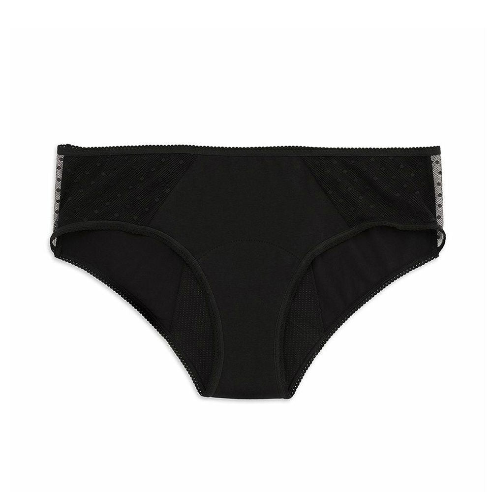 KIWITAS CLASSIC PLUMETI menstrual panties black