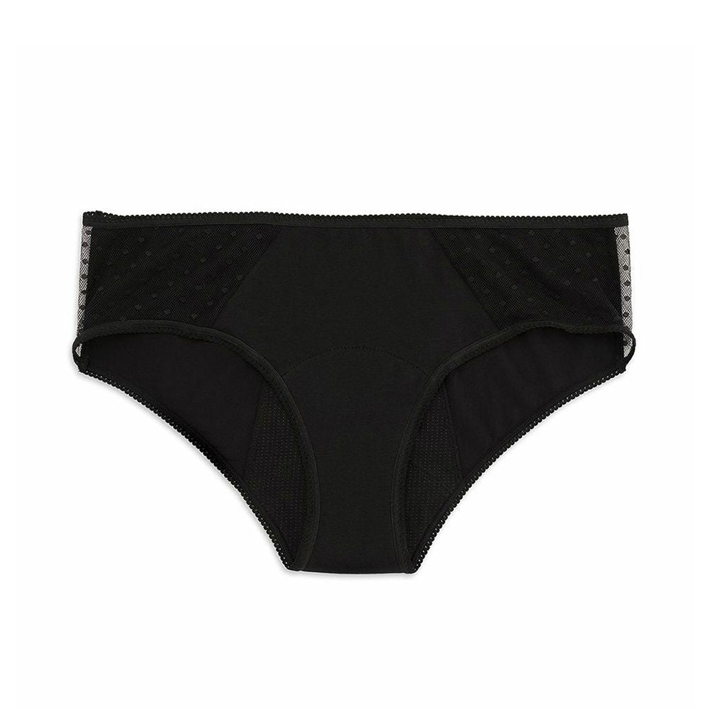 KIWITAS CLASSIC PLUMETI menstrual panties black