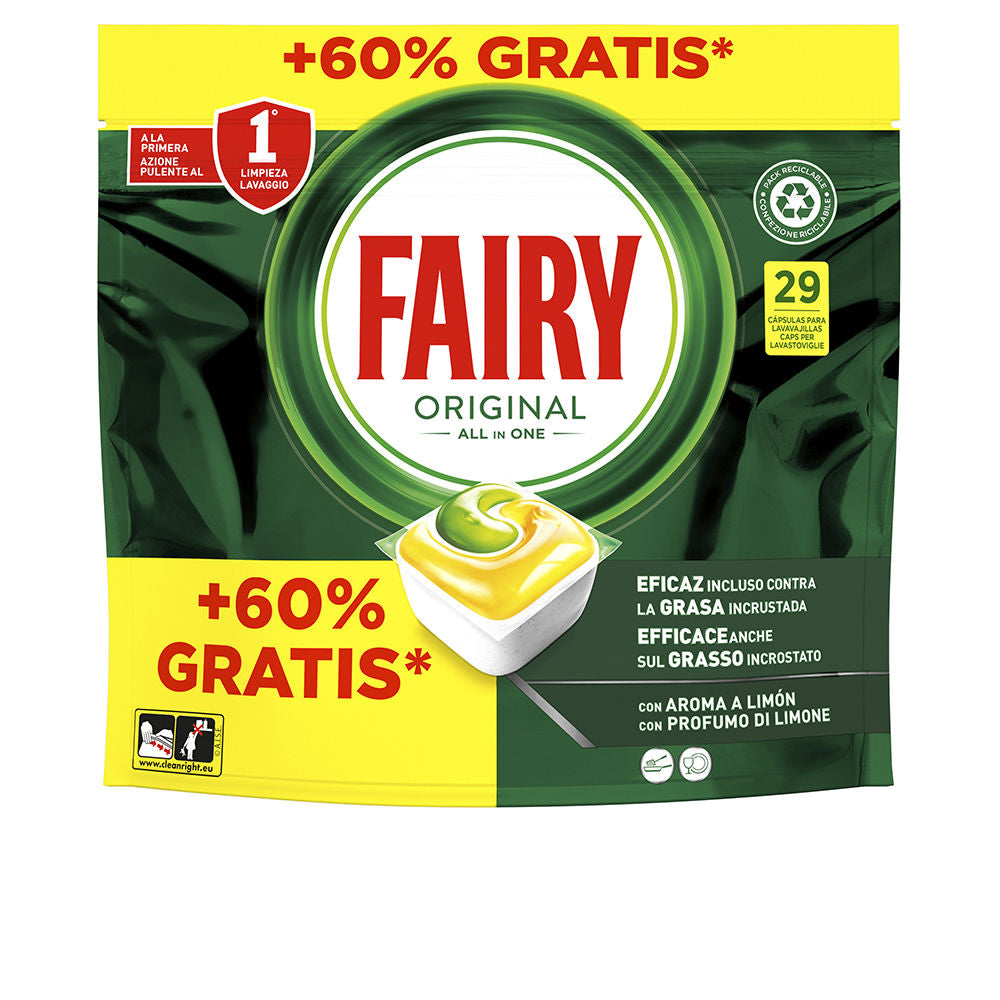 FAIRY ALL IN 1 LIMÓN lavavajillas 29 cápsulas
