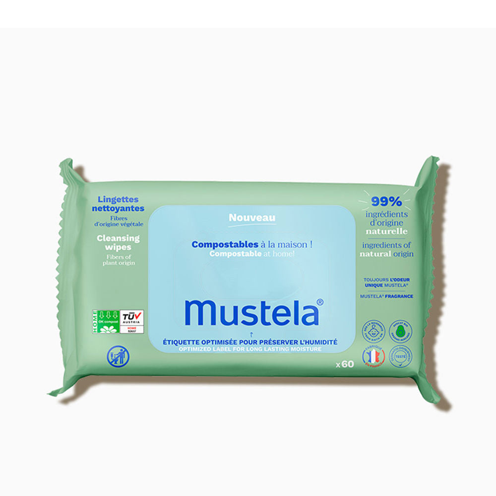 Toallitas limpiadoras compostables BIO 60 unidades