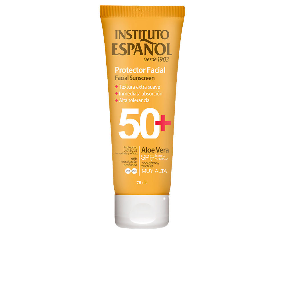 Facial sunscreen Aloe Vera tube SPF 50+ 75 ml