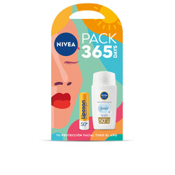 SOL INVISIBLE FLUIDO DIARIO SPF50 + LIPOSAN SPF50 PACK 2 uds