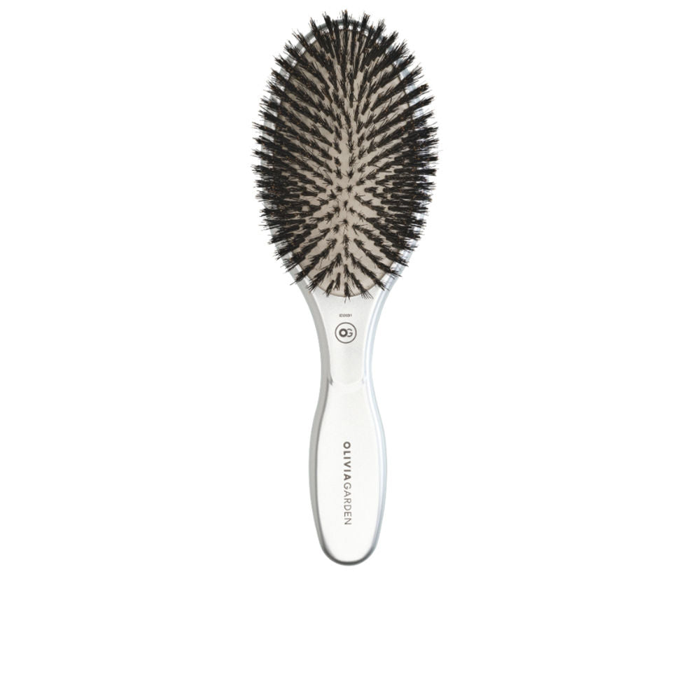 EXPERT CARE OVAL Boar&amp;Nylon Bristles Silver 1 u