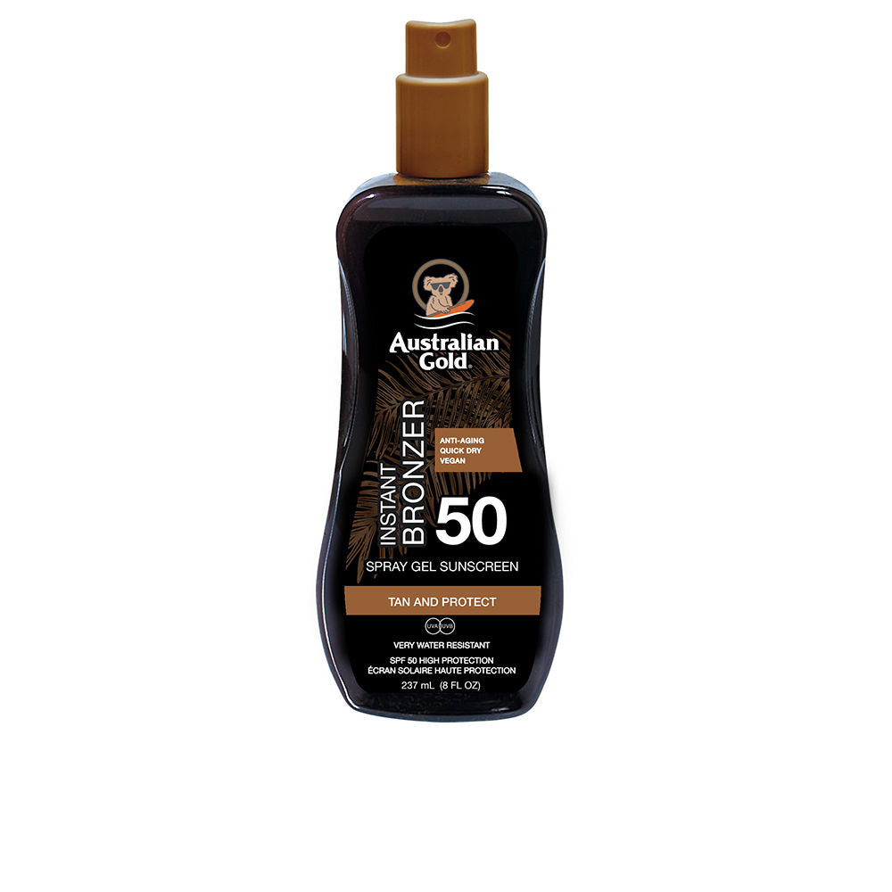 PROTECTOR SOLAR SPF50 gel spray con bronceador instantáneo 237 ml