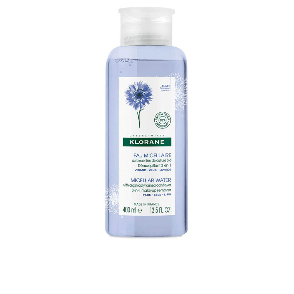 Agua micelar limpiadora de aciano orgánico 400 ml