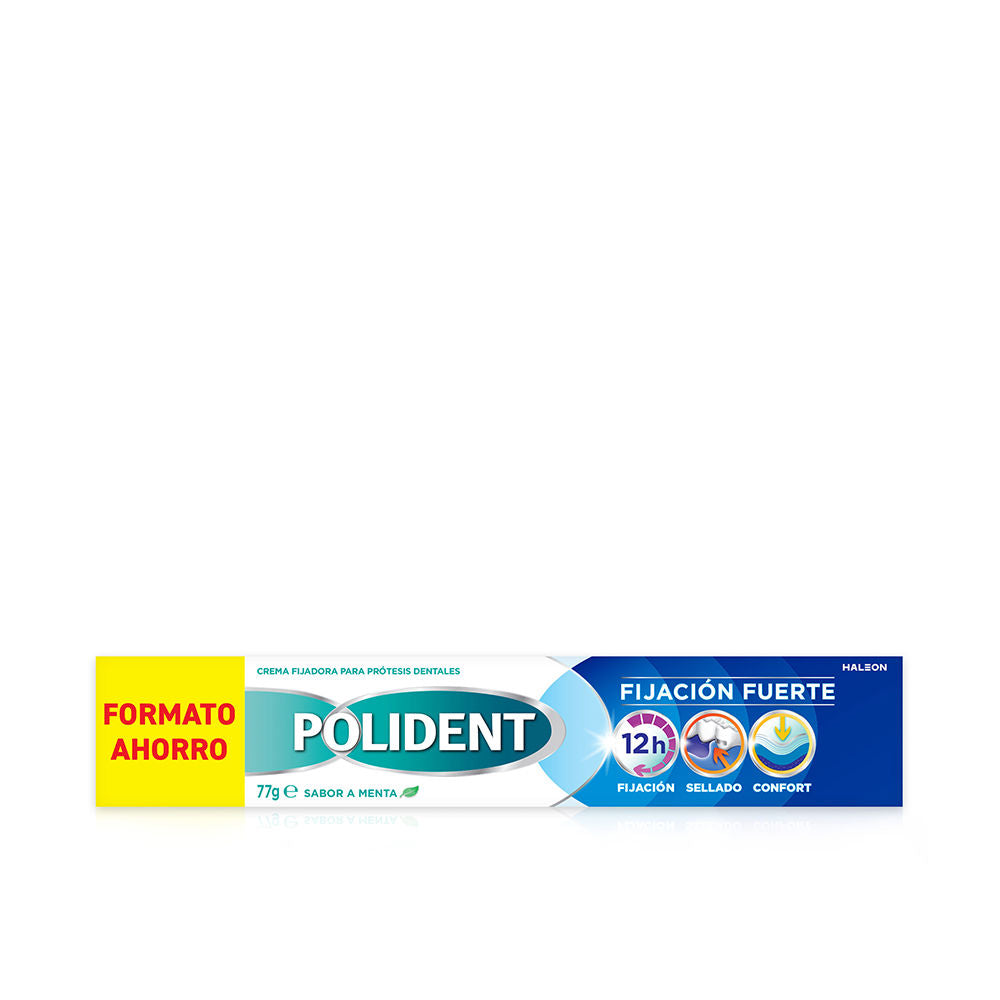 Denture adhesive cream, strong hold, mint flavor, 77g