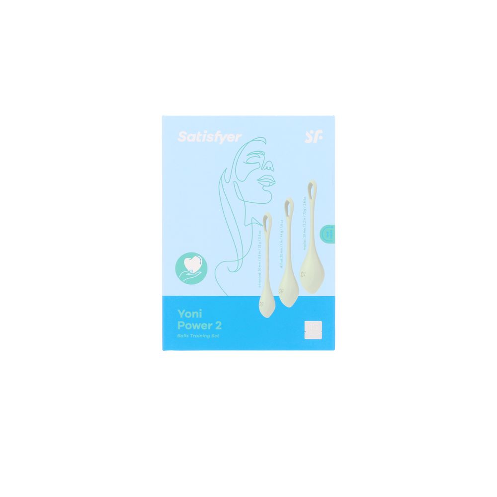 SATISFYER YONI POWER 2 Chinese balls light green 3 u