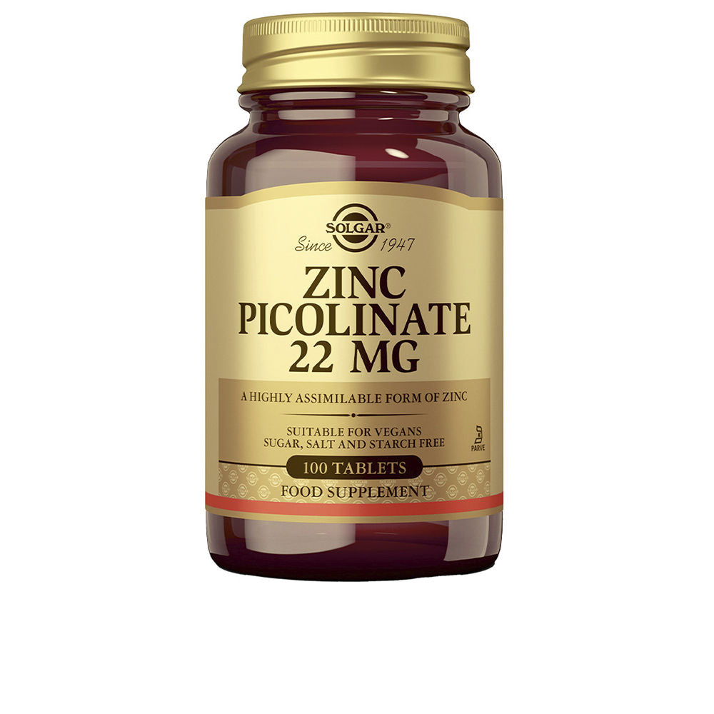 PICOLINATO ZINC 22mg. comprimidos 100 u