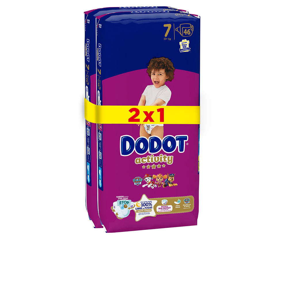 DODOT ACTIVITY size 7 diapers +15 kg 92 units