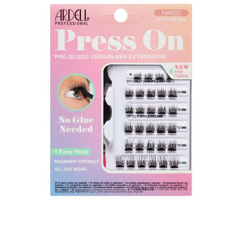 ARDELL PRESS ON pre-glued underlash extensions