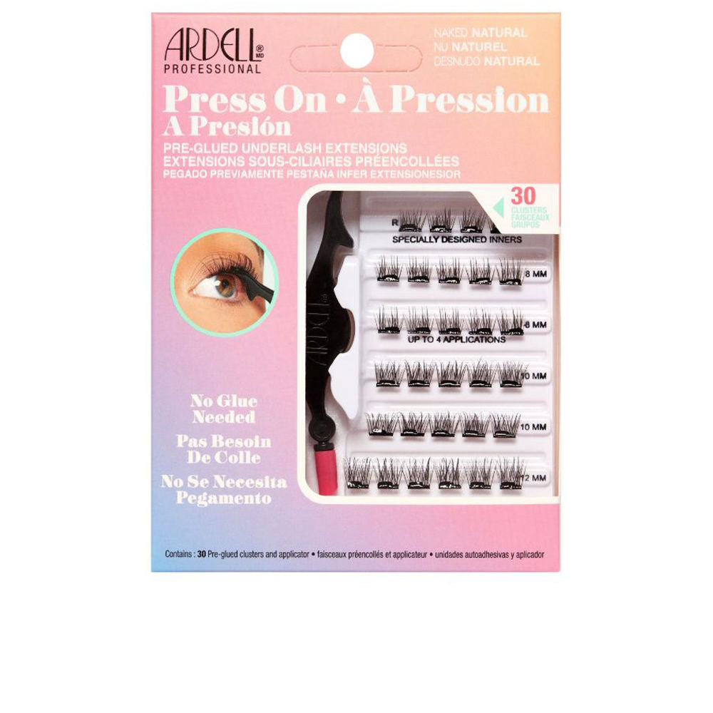 ARDELL PRESS ON pre-glued underlash extensions