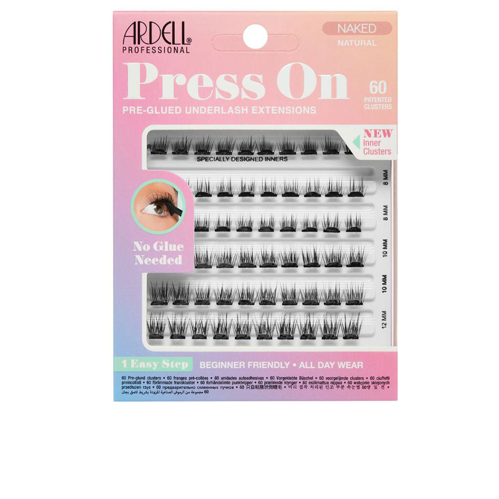 ARDELL PRESS ON pre-glued underlash extensions