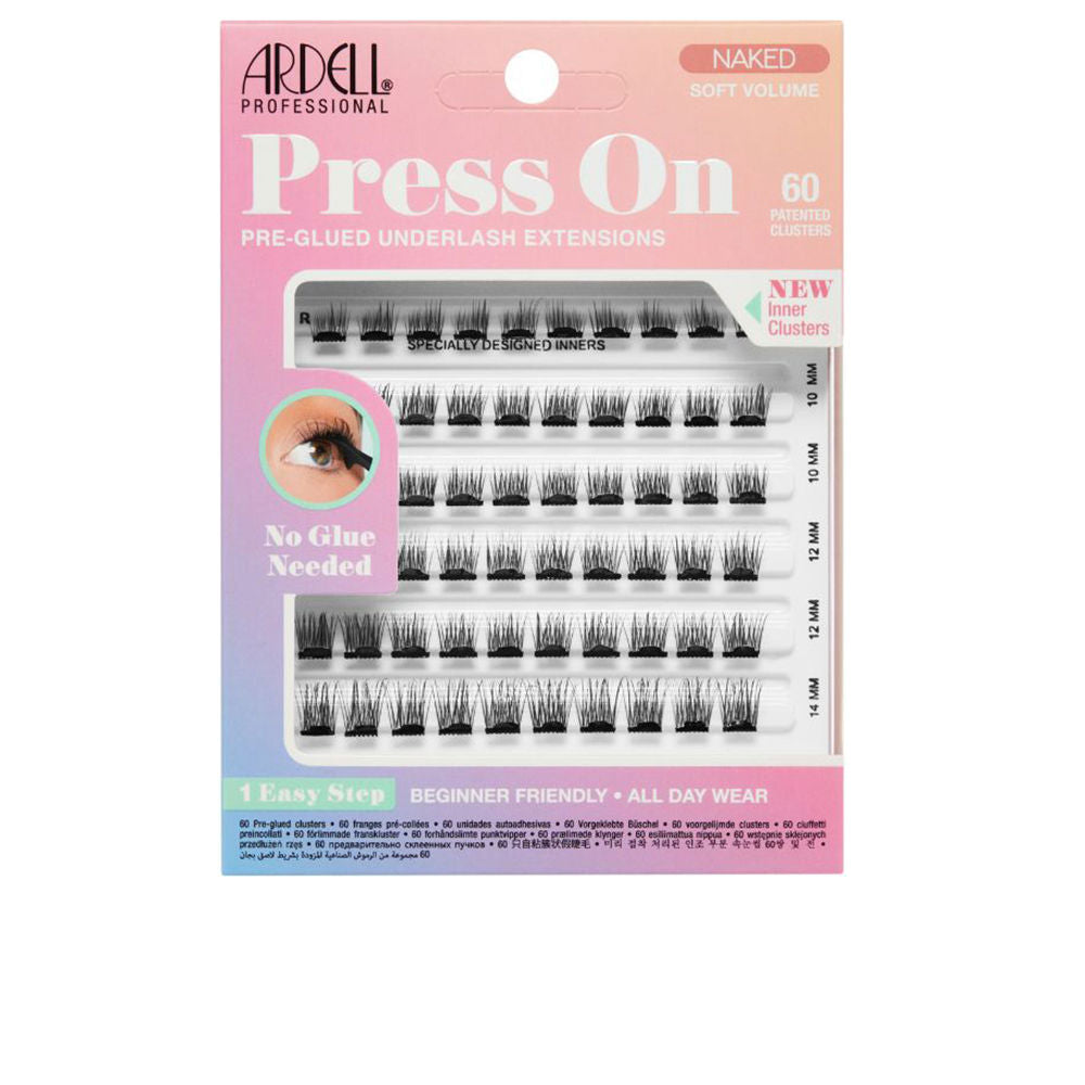 ARDELL PRESS ON pre-glued underlash extensions