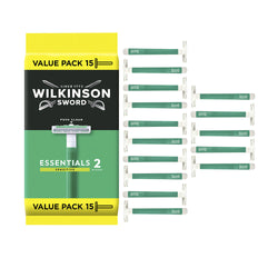 ESSENTIALS 2 SENSITIVE disposable razors 15 units