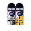 MEN BLACK &amp; WHITE INVISIBLE ORIGINAL roll on pack 2 x 50 ml