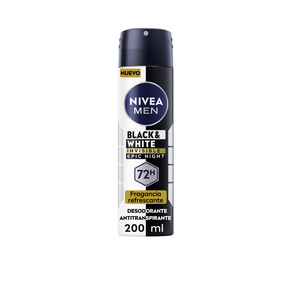 MEN BLACK &amp; WHITE INVISIBLE epic night spray 200 ml