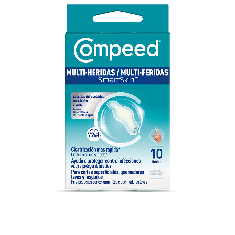 SMARTSKIN MULTI-WOUND Waterproof Hydrocolloid Dressings for Fingers 10 units