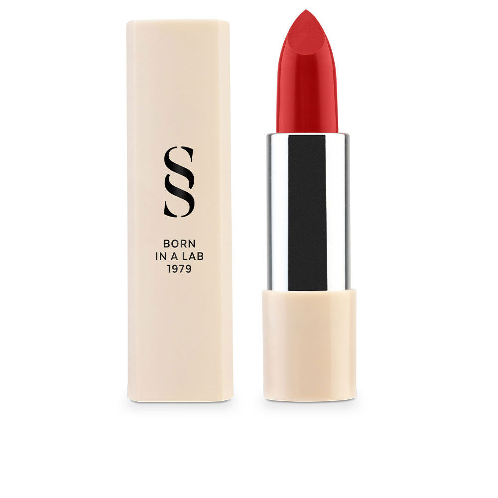 Melting red lipstick