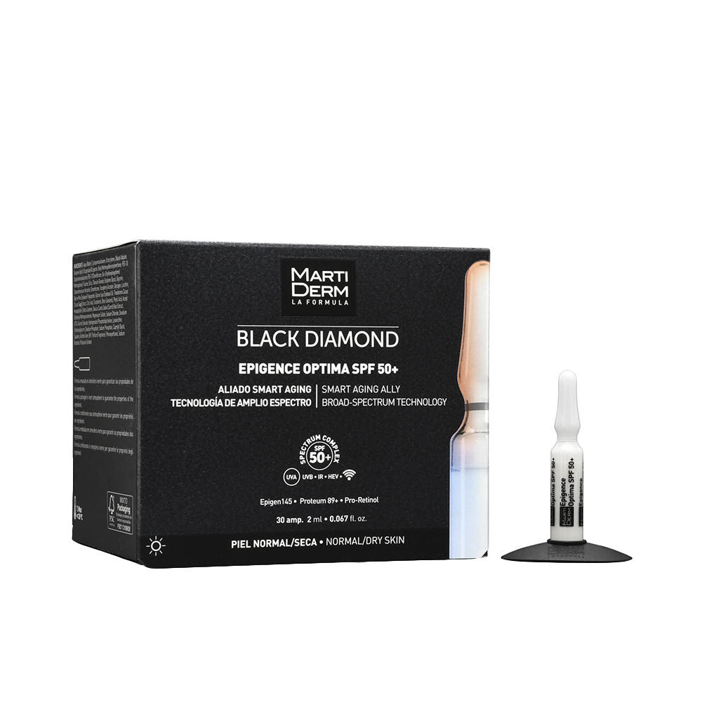 Ampollas BLACK DIAMOND EPIGENCE OPTIMA para piel normal-seca SPF50+ 30 x 2 ml