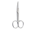 Curved chrome nail manicure scissors 1 pc